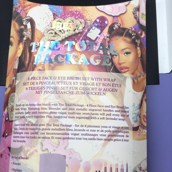 💜🆕BH Cosmetics x Iggy Azalea The Total Package 8 Piece Brush Set & Holder!BN💜 - Picture 8 of 9